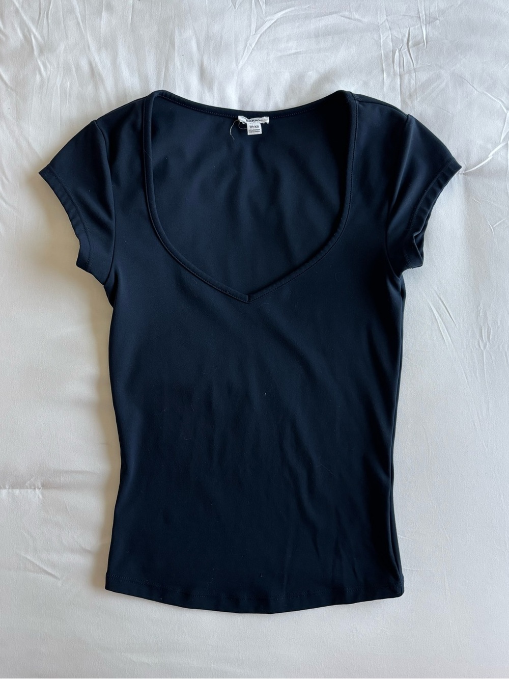 Garage sleek sweetheart navy t-shirt